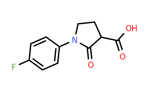 CAS 618070-30-7 | 1-(4-Fluorophenyl)-2-oxopyrrolidine-3-carboxylic acid