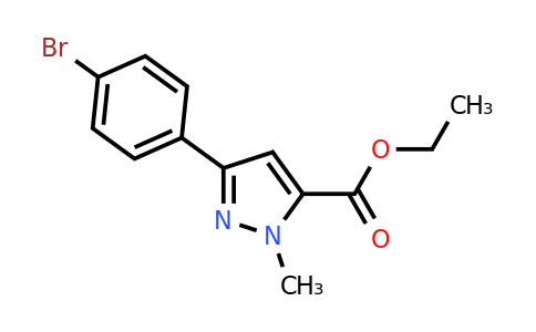 CAS 618070-50-1 | Ethyl 3-(4-Bromophenyl)-1-methyl-1H-pyrazole-5-carboxylate