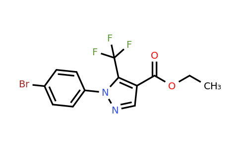 CAS 618070-60-3 | ethyl 1-(4-bromophenyl)-5-(trifluoromethyl)pyrazole-4-carboxylate