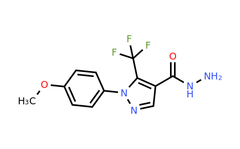 CAS 618090-93-0 | 1-(4-Methoxyphenyl)-5-(trifluoromethyl)-1H-pyrazole-4-carbohydrazide