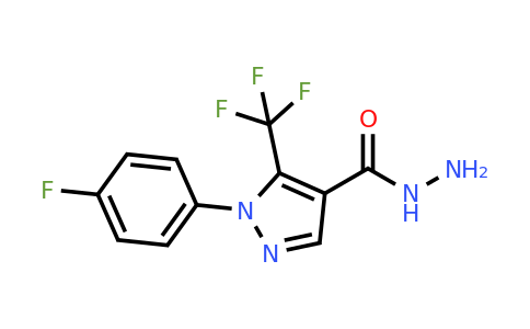 CAS 618090-96-3 | 1-(4-Fluorophenyl)-5-(trifluoromethyl)-1H-pyrazole-4-carbohydrazide