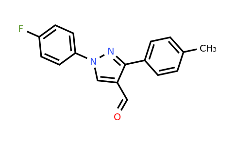 CAS 618098-56-9 | 1-(4-fluorophenyl)-3-(4-methylphenyl)-1H-pyrazole-4-carbaldehyde