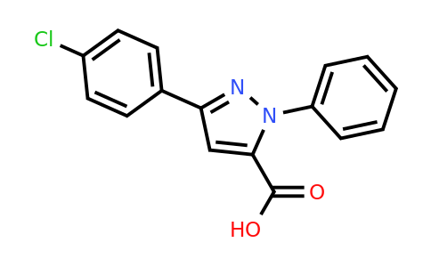 CAS 618102-33-3 | 3-(4-chlorophenyl)-1-phenyl-1H-pyrazole-5-carboxylic acid