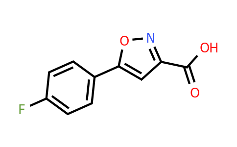 CAS 618383-48-5 | 5-(4-Fluoro-phenyl)-isoxazole-3-carboxylic acid