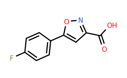 5-(4-Fluoro-phenyl)-isoxazole-3-carboxylic acid