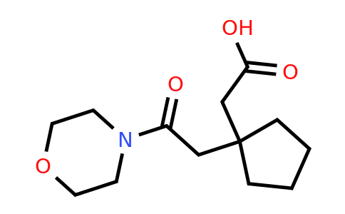 CAS 618392-72-6 | 2-{1-[2-(morpholin-4-yl)-2-oxoethyl]cyclopentyl}acetic acid