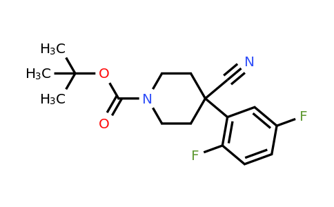 CAS 619292-29-4 | 1-Boc-4-cyano-4-(2,5-difluorophenyl)-piperidine