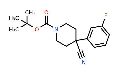 CAS 619292-30-7 | 1-Boc-4-cyano-4-(3-fluorophenyl)-piperidine