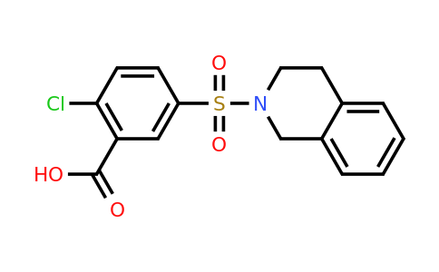 CAS 61953-08-0 | 2-chloro-5-(1,2,3,4-tetrahydroisoquinoline-2-sulfonyl)benzoic acid