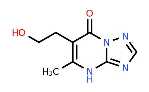 CAS 62053-06-9 | 6-(2-hydroxyethyl)-5-methyl-4H,7H-[1,2,4]triazolo[1,5-a]pyrimidin-7-one