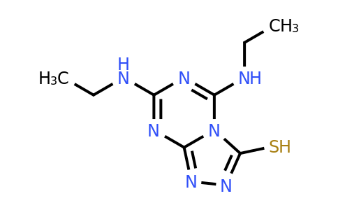 CAS 620590-31-0 | bis(ethylamino)-[1,2,4]triazolo[4,3-a][1,3,5]triazine-3-thiol