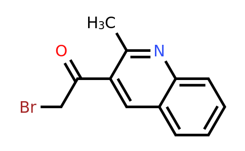 CAS 620603-89-6 | 2-Bromo-1-(2-methylquinolin-3-yl)ethanone