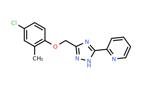 CAS 620934-98-7 | 2-{3-[(4-chloro-2-methylphenoxy)methyl]-1H-1,2,4-triazol-5-yl}pyridine