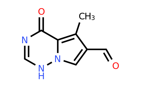 CAS 621685-55-0 | 5-methyl-4-oxo-1H,4H-pyrrolo[2,1-f][1,2,4]triazine-6-carbaldehyde