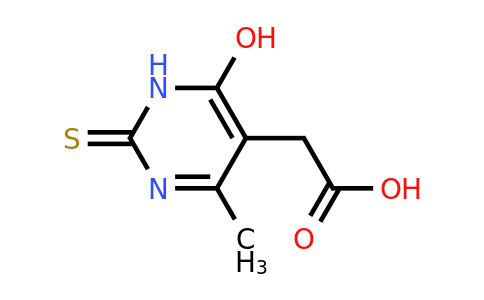 CAS 62214-19-1 | 2-(6-Hydroxy-4-methyl-2-thioxo-1,2-dihydropyrimidin-5-yl)acetic acid