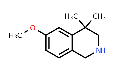 CAS 62245-15-2 | 6-methoxy-4,4-dimethyl-2,3-dihydro-1H-isoquinoline