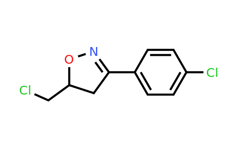 CAS 62353-39-3 | 5-(chloromethyl)-3-(4-chlorophenyl)-4,5-dihydro-1,2-oxazole