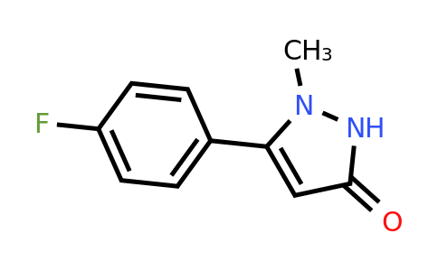 CAS 623577-33-3 | 5-(4-Fluoro-phenyl)-1-methyl-1,2-dihydropyrazol-3-one
