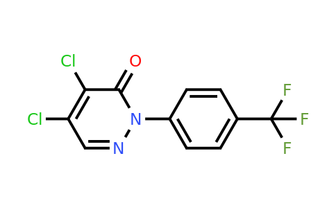 CAS 62436-07-1 | 4,5-Dichloro-2-(4-(trifluoromethyl)phenyl)pyridazin-3(2H)-one