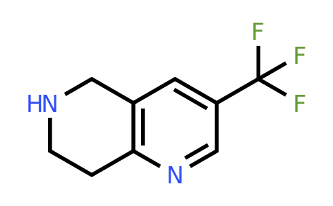 CAS 624734-27-6 | 3-(trifluoromethyl)-5,6,7,8-tetrahydro-1,6-naphthyridine