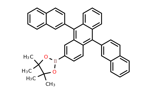CAS 624744-67-8 | 2-(9,10-Di(naphthalen-2-yl)anthracen-2-yl)-4,4,5,5-tetramethyl-1,3,2-dioxaborolane