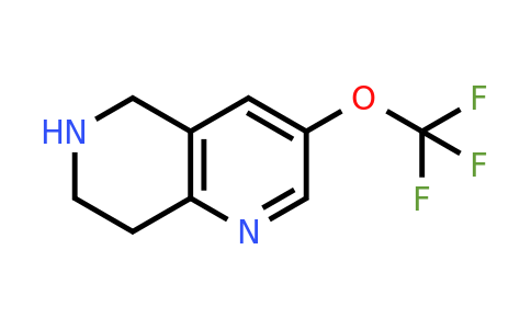 CAS 625099-23-2 | 3-(Trifluoromethoxy)-5,6,7,8-tetrahydro-1,6-naphthyridine