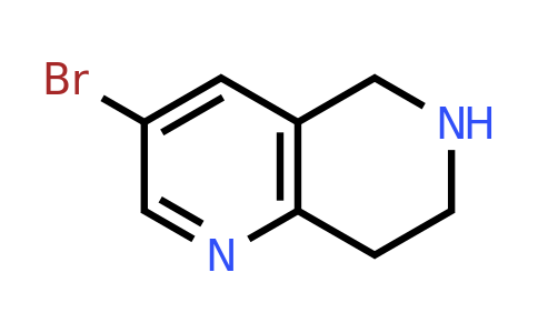CAS 625100-00-7 | 3-bromo-5,6,7,8-tetrahydro-1,6-naphthyridine