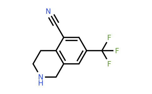 CAS 625126-87-6 | 7-(Trifluoromethyl)-1,2,3,4-tetrahydroisoquinoline-5-carbonitrile