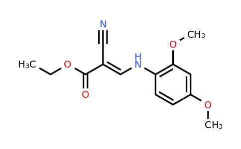 CAS 625373-24-2 | Ethyl 2-cyano-3-[(2,4-dimethoxyphenyl)amino]prop-2-enoate