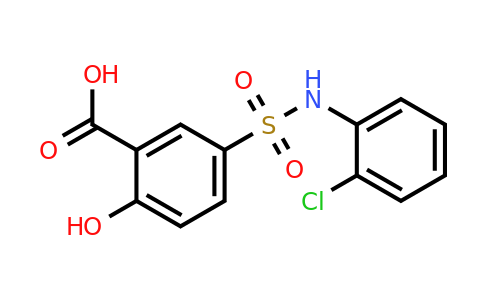 CAS 62547-09-5 | 5-(N-(2-Chlorophenyl)sulfamoyl)-2-hydroxybenzoic acid