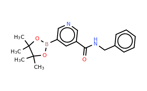 CAS 625470-38-4 | 3-Pyridinecarboxamide, N-(phenylmethyl)-5-(4,4,5,5-tetramethyl-1,3,2-dioxaborolan-2-YL)-