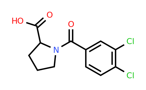CAS 62559-51-7 | 1-(3,4-Dichlorobenzoyl)pyrrolidine-2-carboxylic acid