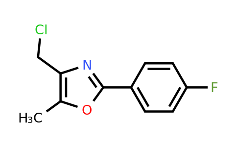 CAS 625826-69-9 | 4-Chloromethyl-2-(4-fluoro-phenyl)-5-methyl-oxazole
