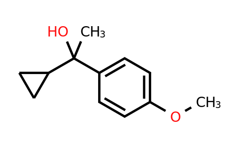 CAS 62586-86-1 | 1-Cyclopropyl-1-(4-methoxyphenyl)ethanol