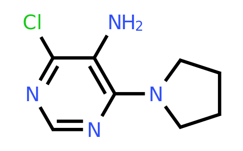 CAS 626217-76-3 | 4-Chloro-6-(pyrrolidin-1-yl)pyrimidin-5-amine