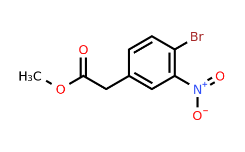 CAS 627490-22-6 | Methyl 2-(4-bromo-3-nitrophenyl)acetate