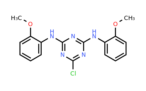 CAS 62752-06-1 | 6-Chloro-N2,N4-bis(2-methoxyphenyl)-1,3,5-triazine-2,4-diamine