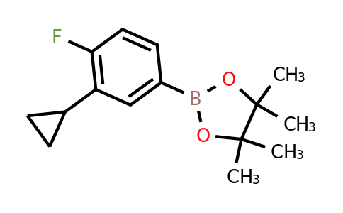 CAS 627526-59-4 | 2-(3-Cyclopropyl-4-fluorophenyl)-4,4,5,5-tetramethyl-1,3,2-dioxaborolane