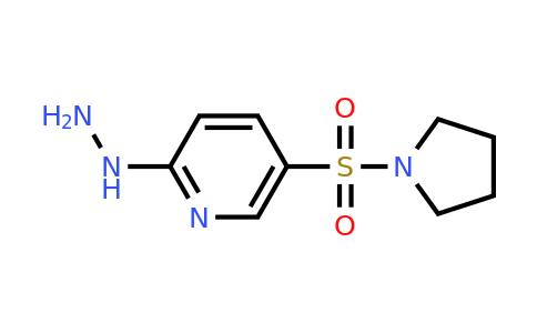 CAS 627843-11-2 | 2-Hydrazinyl-5-(pyrrolidine-1-sulfonyl)pyridine