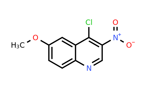 CAS 628284-91-3 | 4-Chloro-6-methoxy-3-nitroquinoline