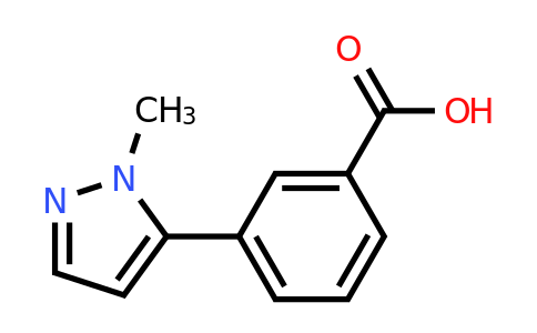 CAS 628297-55-2 | 3-(1-Methyl-1H-pyrazol-5-yl)benzoic acid