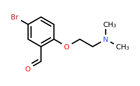 CAS 628306-12-7 | 5-bromo-2-[2-(dimethylamino)ethoxy]benzaldehyde