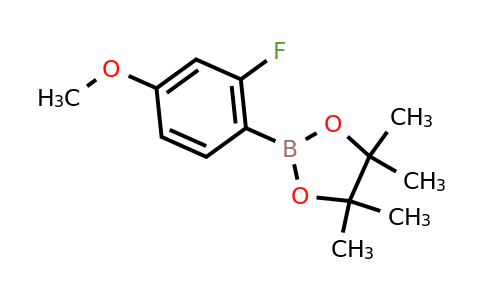 CAS 628692-21-7 | 2-(2-Fluoro-4-methoxyphenyl)-4,4,5,5-tetramethyl-1,3,2-dioxaborolane
