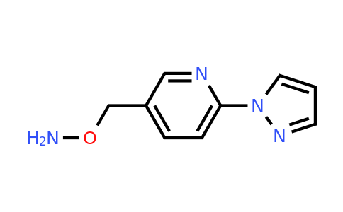 CAS 628703-61-7 | O-((6-(1H-pyrazol-1-yl)pyridin-3-yl)methyl)hydroxylamine