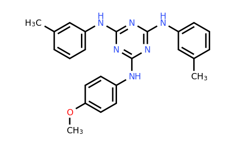 CAS 628725-21-3 | N2-(4-Methoxyphenyl)-N4,N6-di-m-tolyl-1,3,5-triazine-2,4,6-triamine