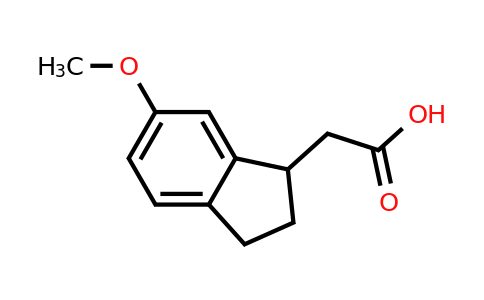 CAS 62956-64-3 | 2,3-Dihydro-6-methoxy-1H-indene-1-acetic acid