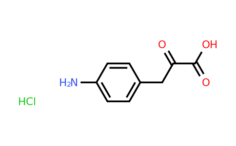 CAS 6296-41-9 | 3-(4-Aminophenyl)-2-oxopropanoic acid hydrochloride