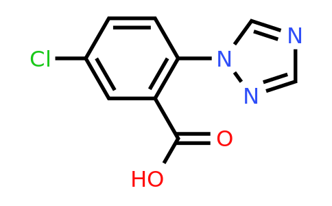 CAS 629655-19-2 | 5-Chloro-2-(1H-1,2,4-triazol-1-YL)benzoic acid