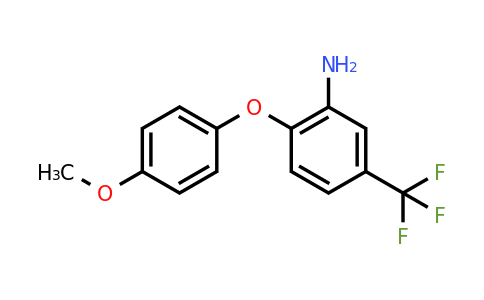 CAS 62966-74-9 | 2-(4-Methoxyphenoxy)-5-(trifluoromethyl)aniline