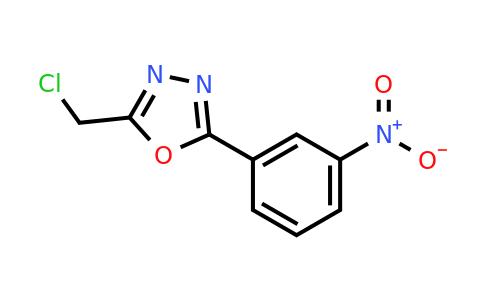 CAS 63002-57-3 | 2-(chloromethyl)-5-(3-nitrophenyl)-1,3,4-oxadiazole